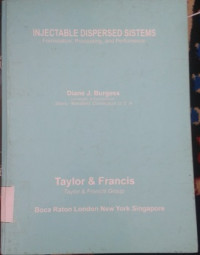 Injectable dispersed sistems: formulation ,processing, and perfomence