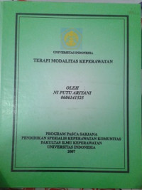 Terapi Modalitas Keperawatan