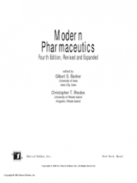 Modern Pharmaceutics