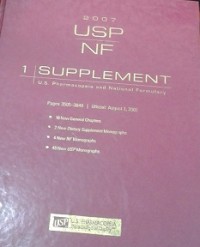 2007 USP NF : 1 Suplement