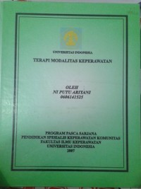 Terapi Modalitas Keperawatan