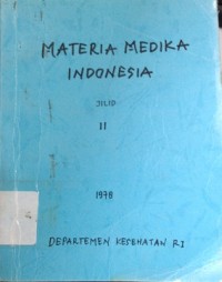 Materia Medika Indonesia Jilid 2