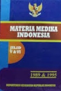 Materia Medika Indonesia 1989 & 1995 Jilid V&VI